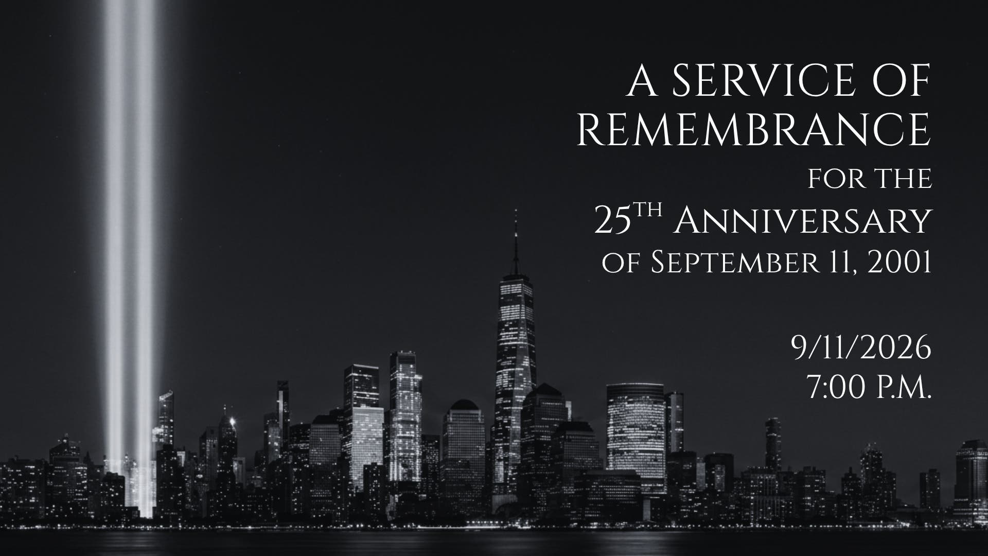 A Service of Remembrance