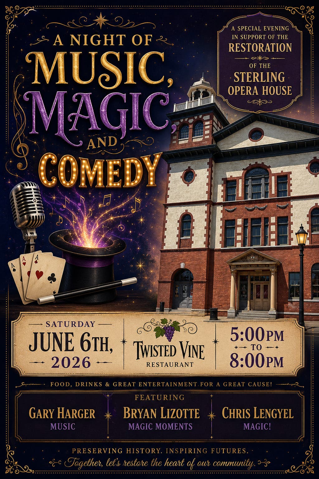 A Night of Music, Magic, and Comedy