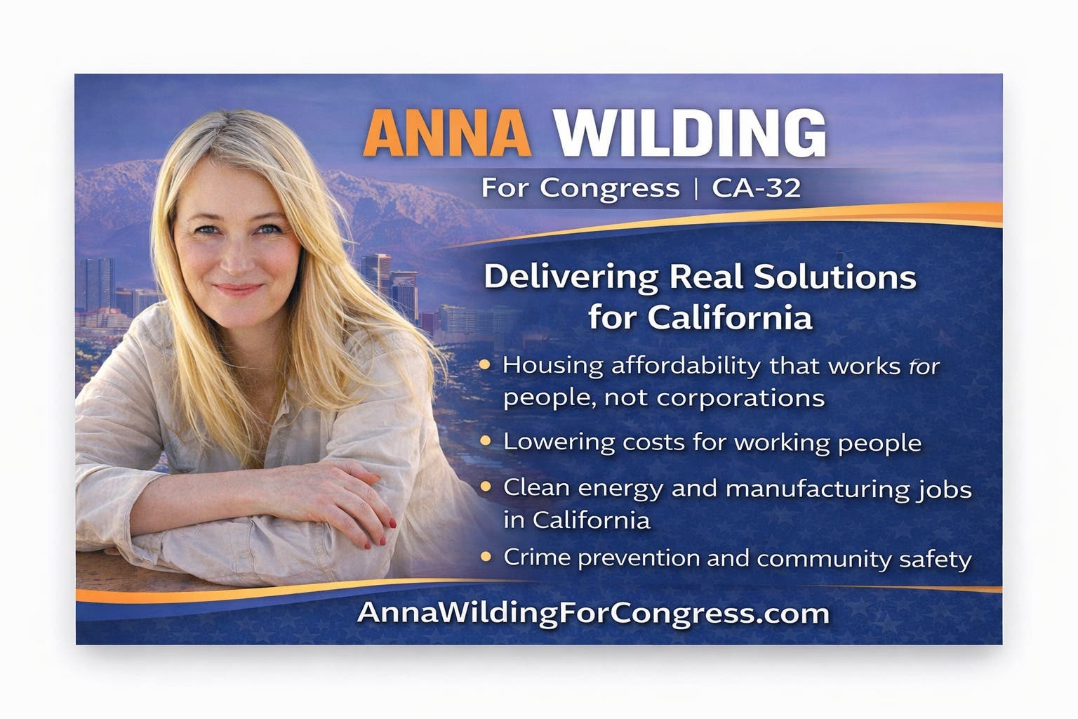 Candidate  Anna Wilding ZOOM Town Hall for Congress CA32 
