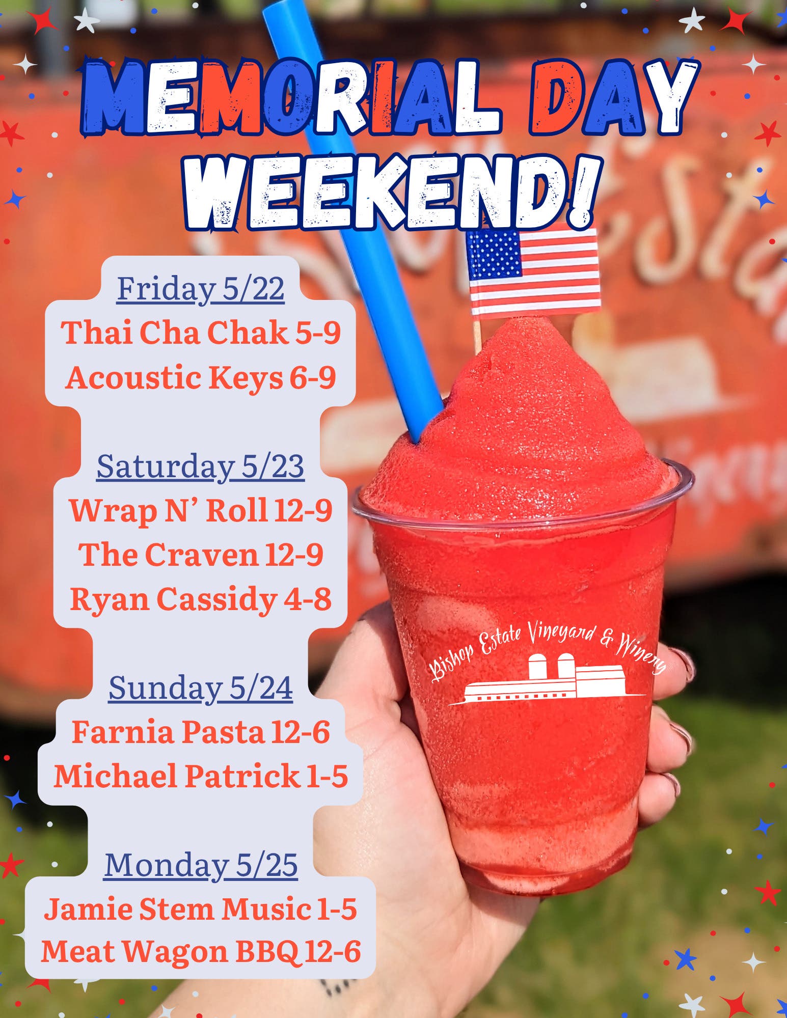 Wrap N Roll & The Craven Food Truck w/ Ryan Cassidy Live at Bishop Estate