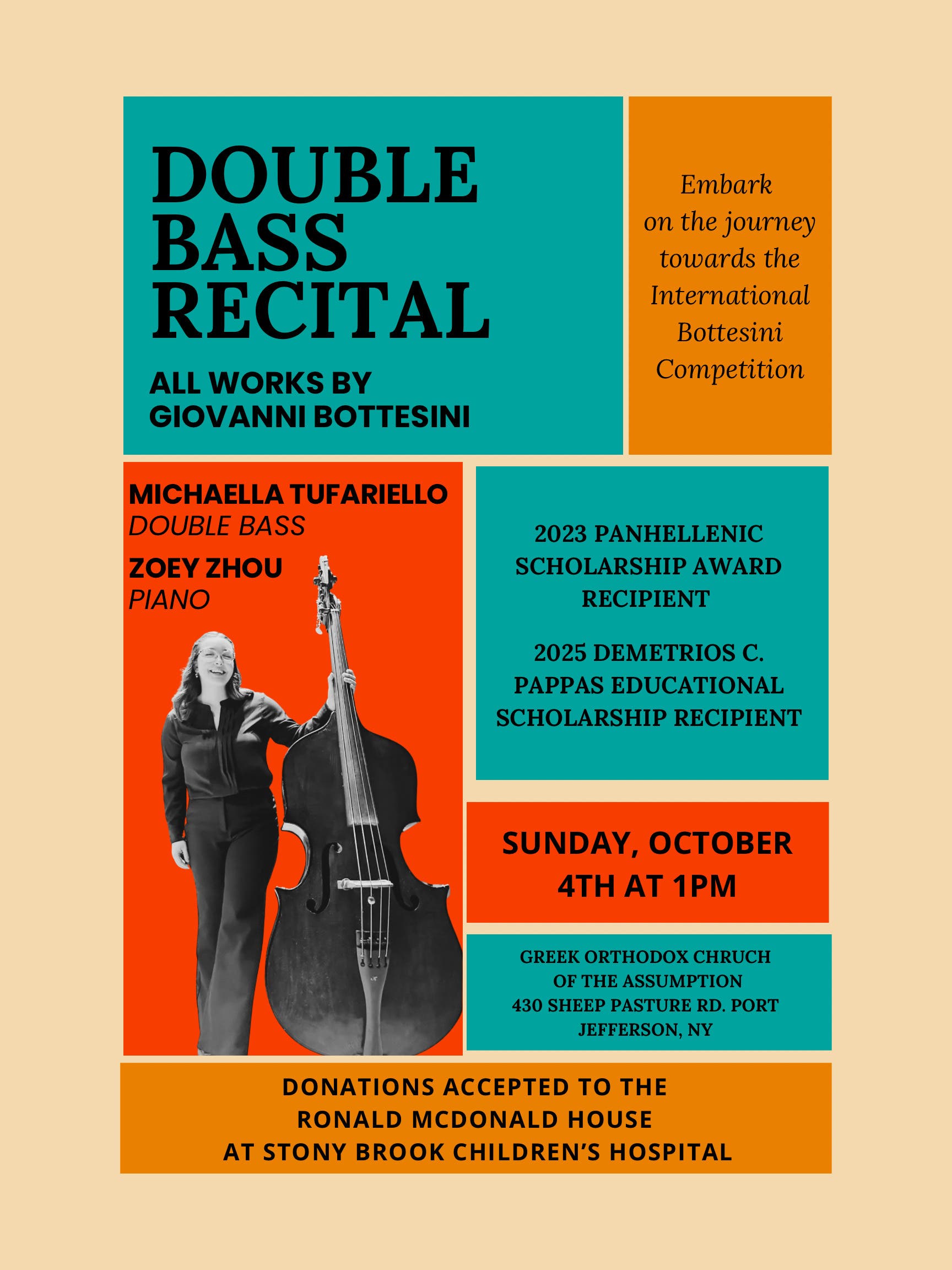 Double Bass Concert Recital (free admission)