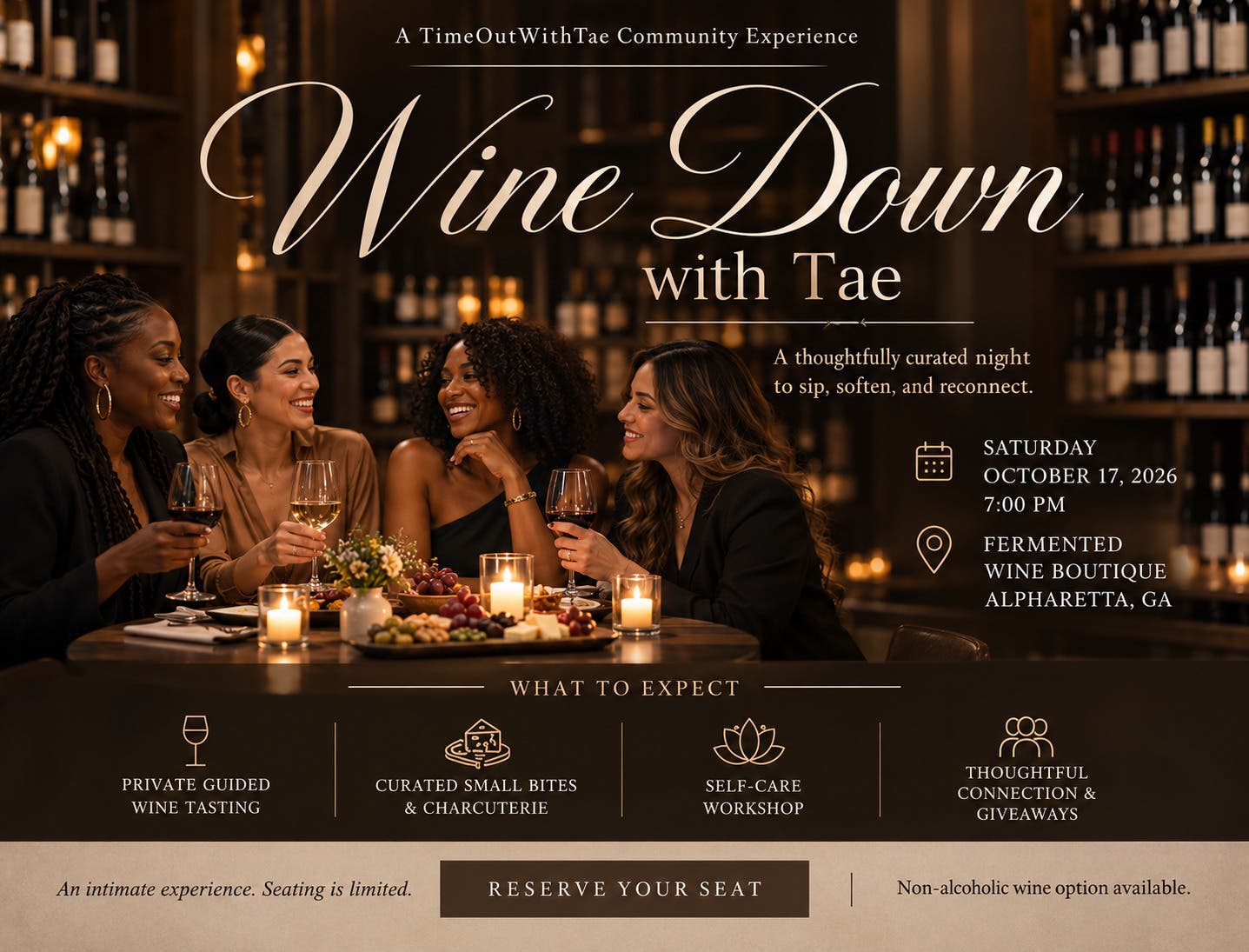 Wine Down With Tae | SIP • SOFTEN • RECONNECT 