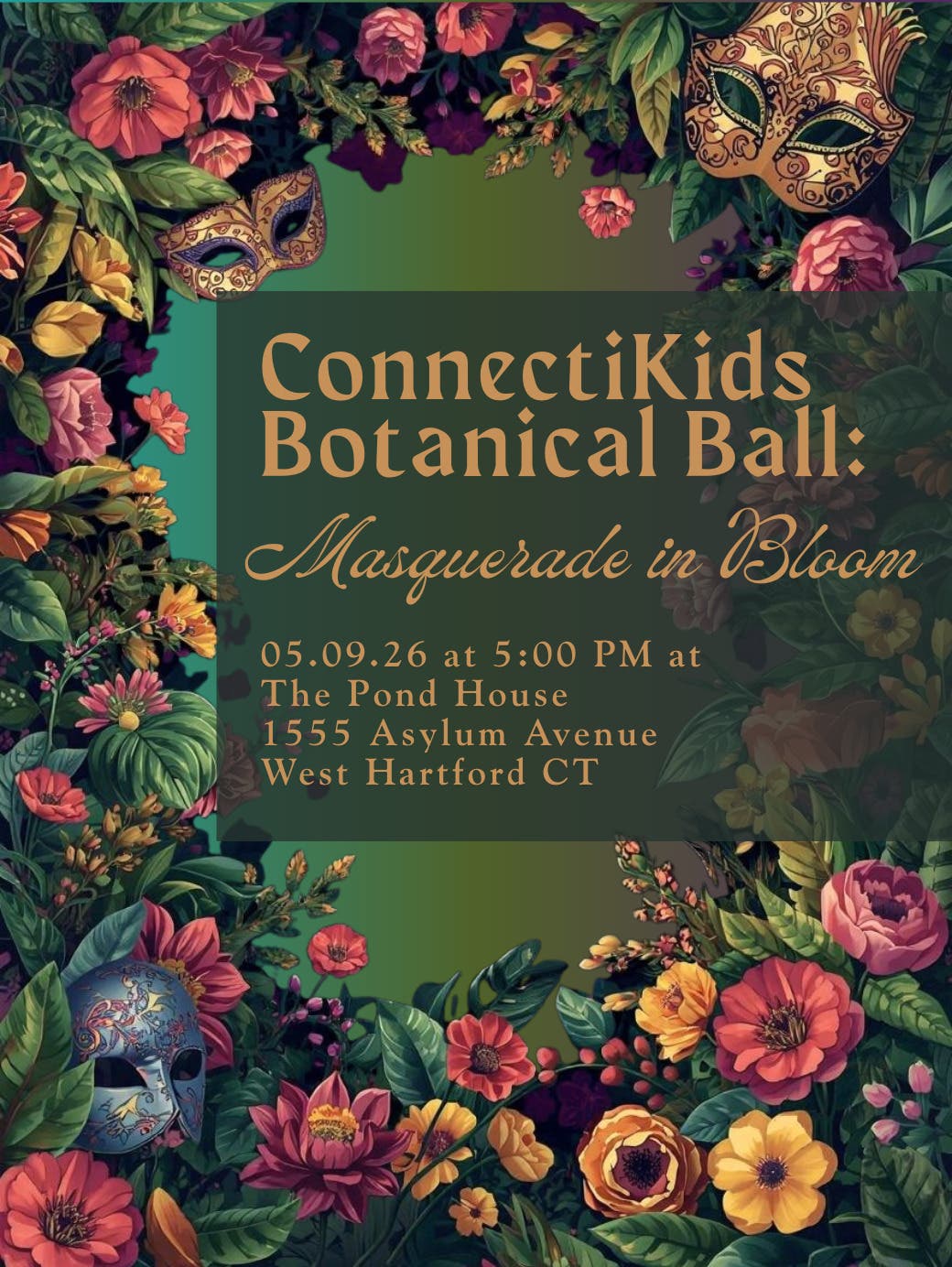 May 9 | ConnectiKids' Botanical Ball: Masquerade in Bloom | Greater ...