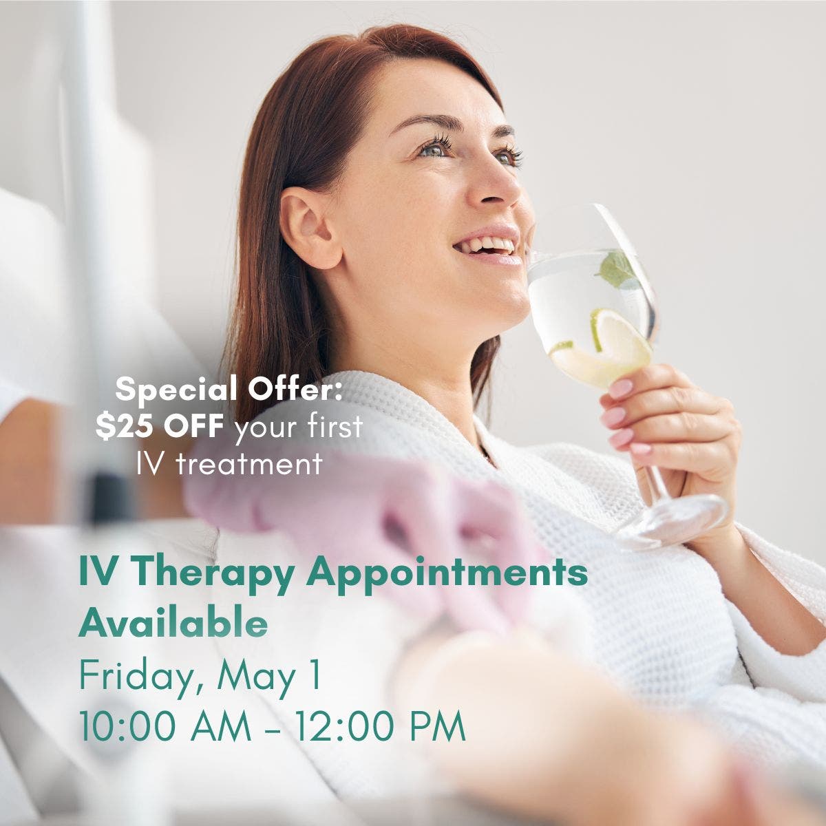 Friday May 1st IV Therapy Appointments Available | Charleston, WV