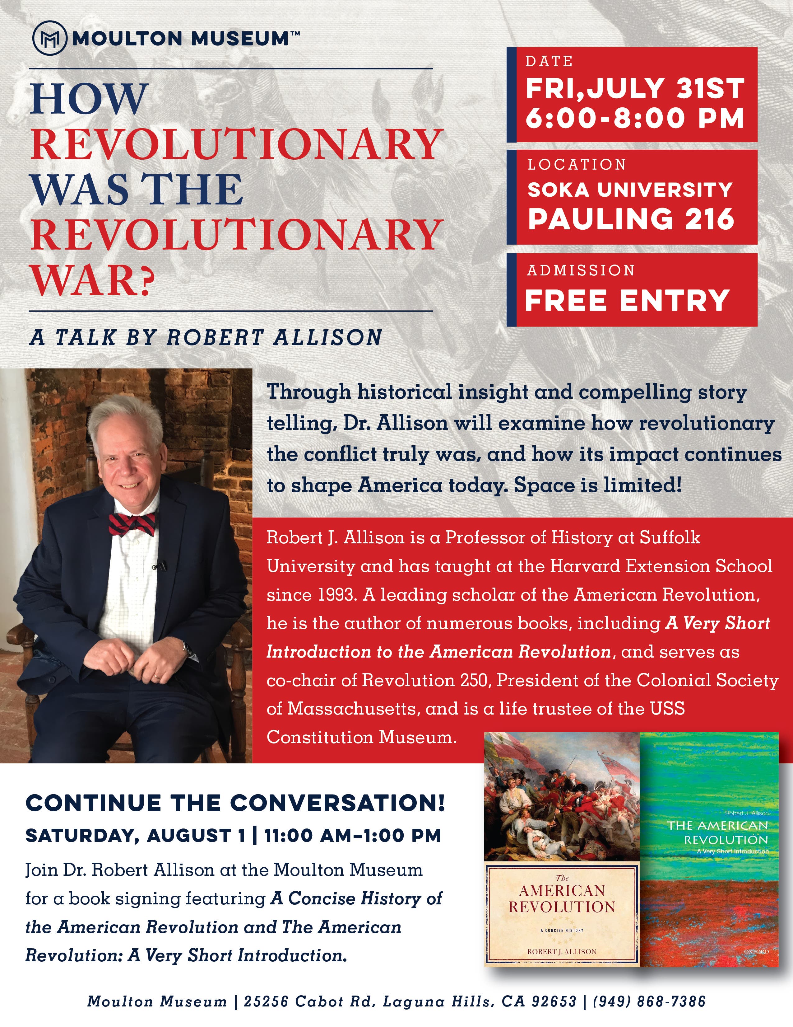 How Revolutionary was the Revolutionary War?: A Talk by Robert Allison
