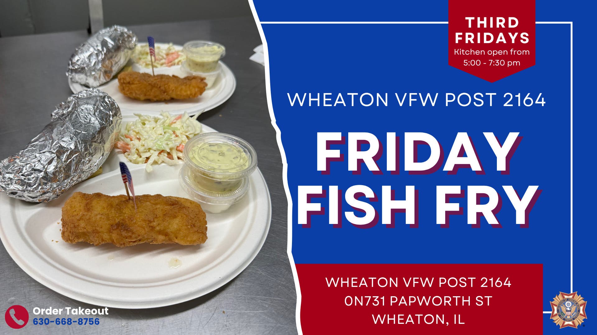 Friday Fish Fry at the Wheaton VFW