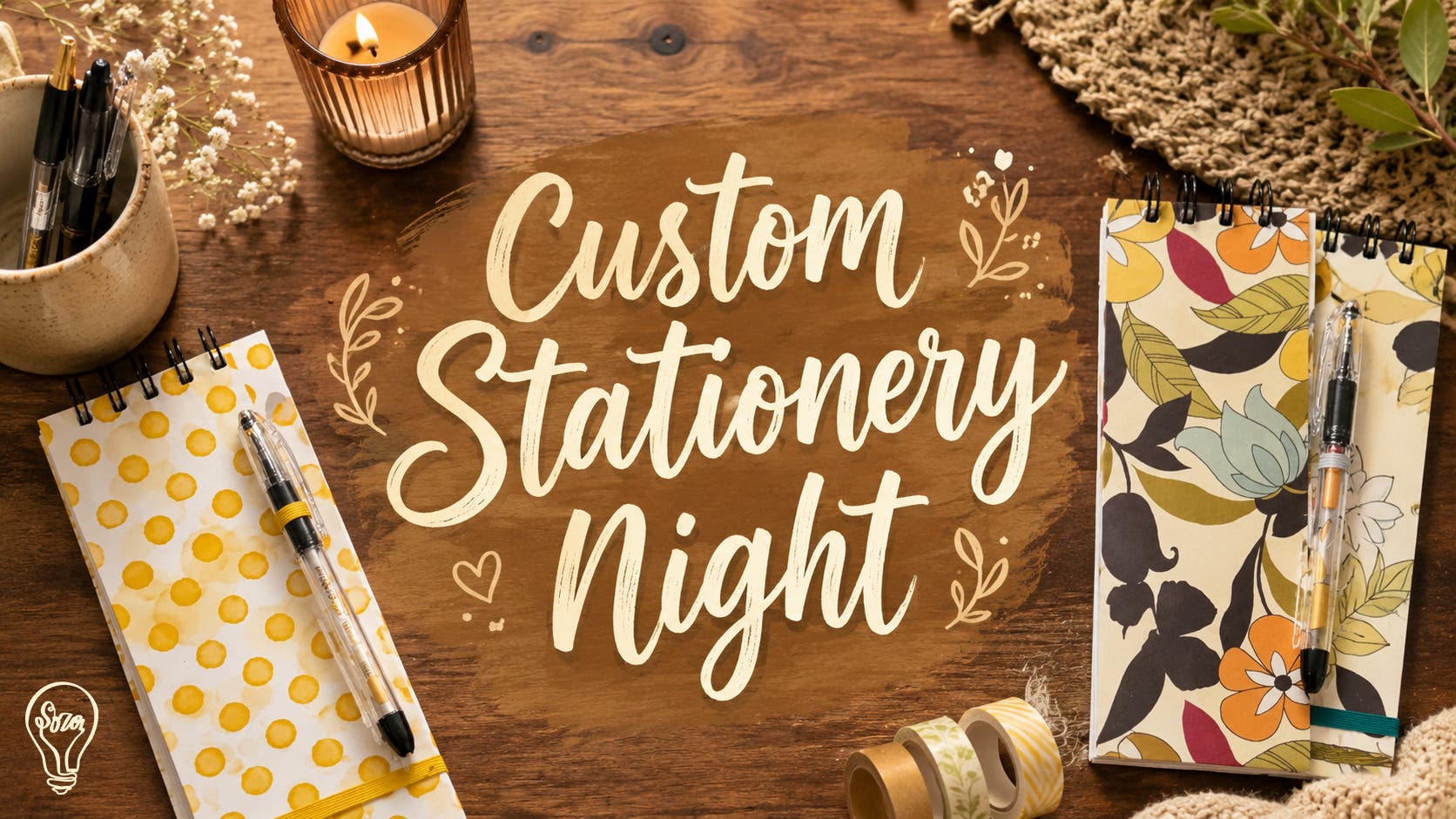 Creative Exploration: Custom Stationery Night