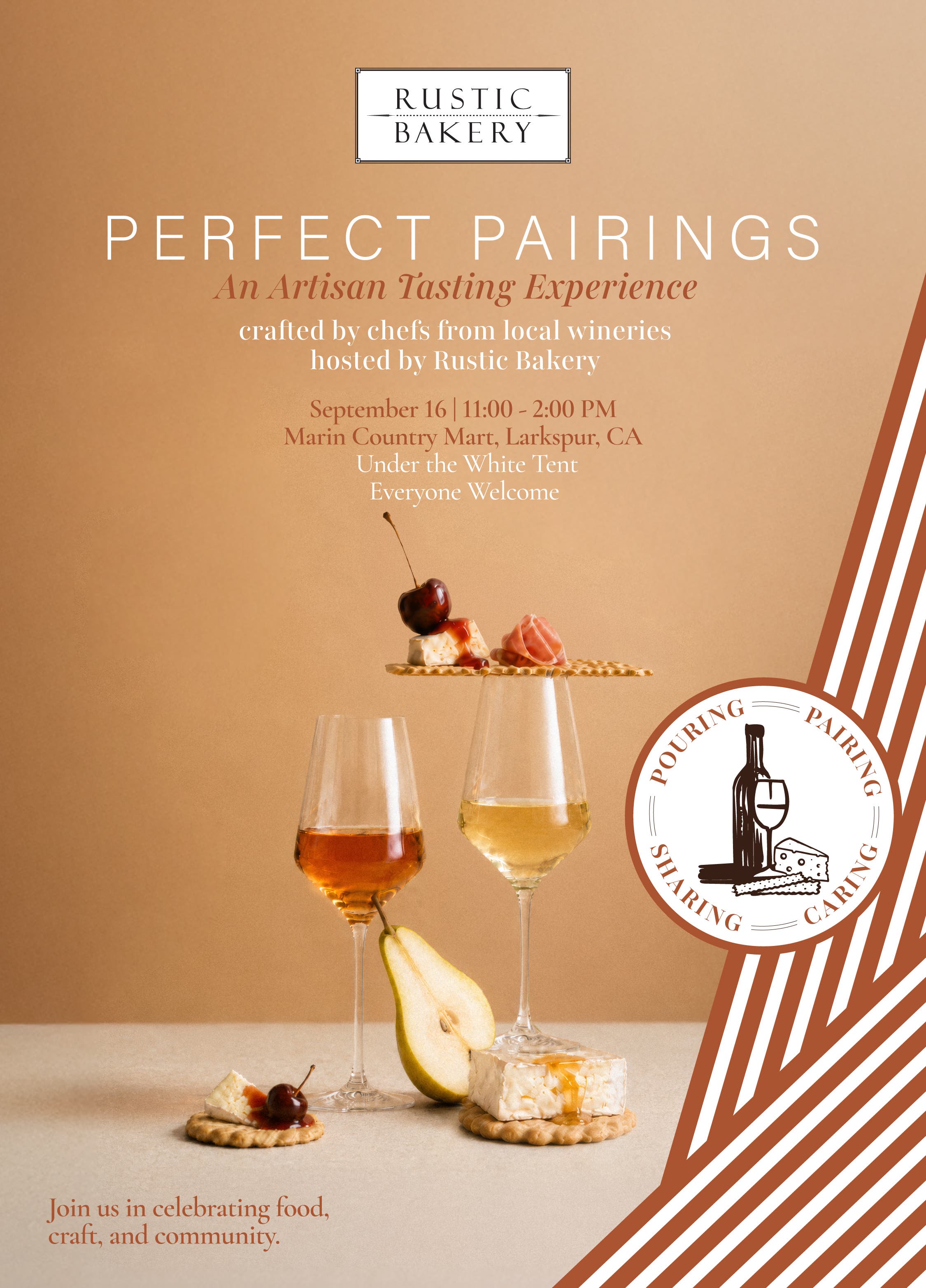 Rustic Bakery Perfect Pairings Artisan Tasting Experience