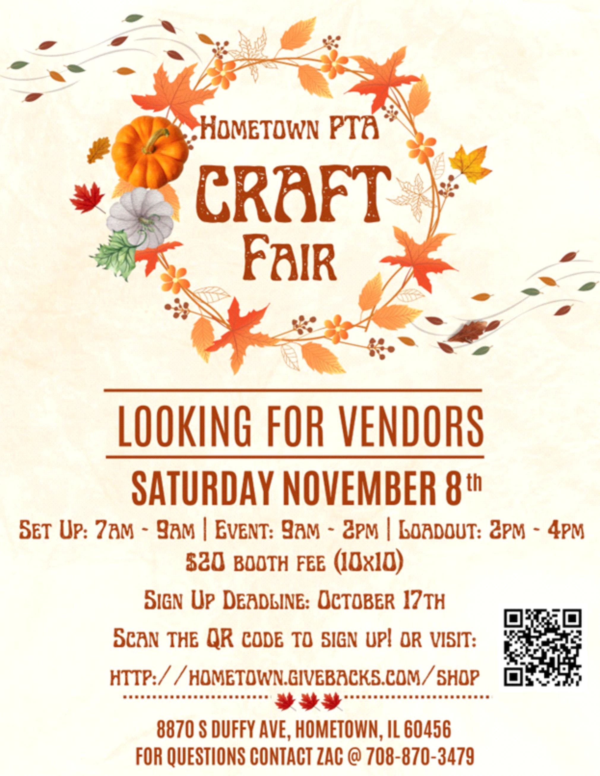 Hometown Elementary PTA Craft Fair