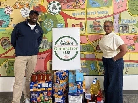 Through the firm's Generation Fox initiative, Fox Rothschild's Atlanta office helped support students and families at The Boyce L. Ansley School. (Fox Rothschild)