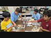 Students work on their Chinese EXPO projects.