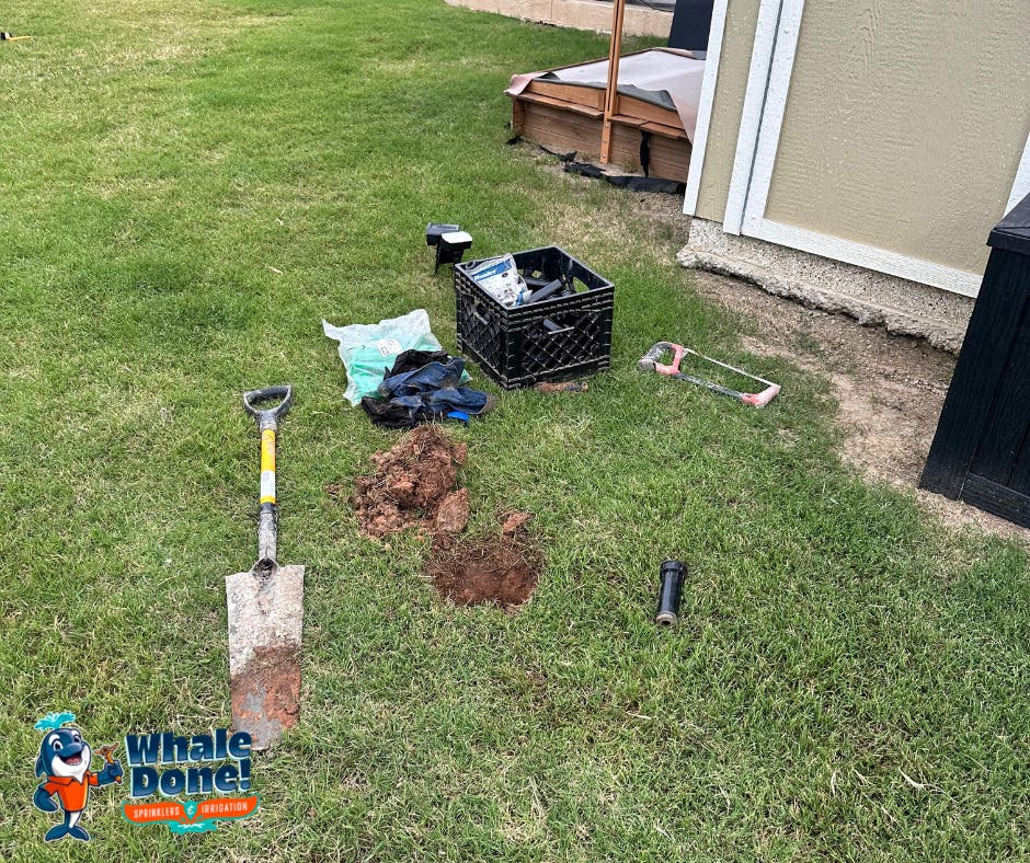 Sprinkler Head Repair Completed for McKinney Homeowner