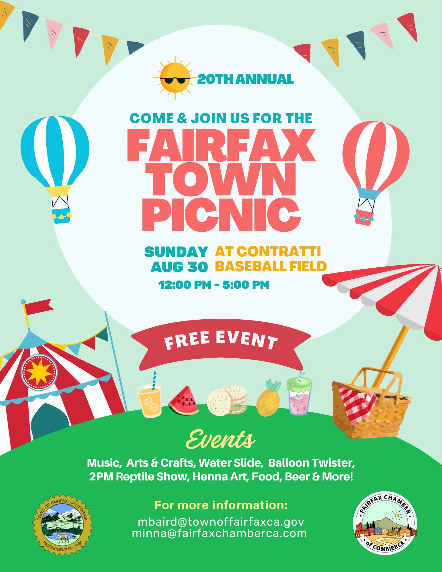 20th Annual Fairfax Town Picnic