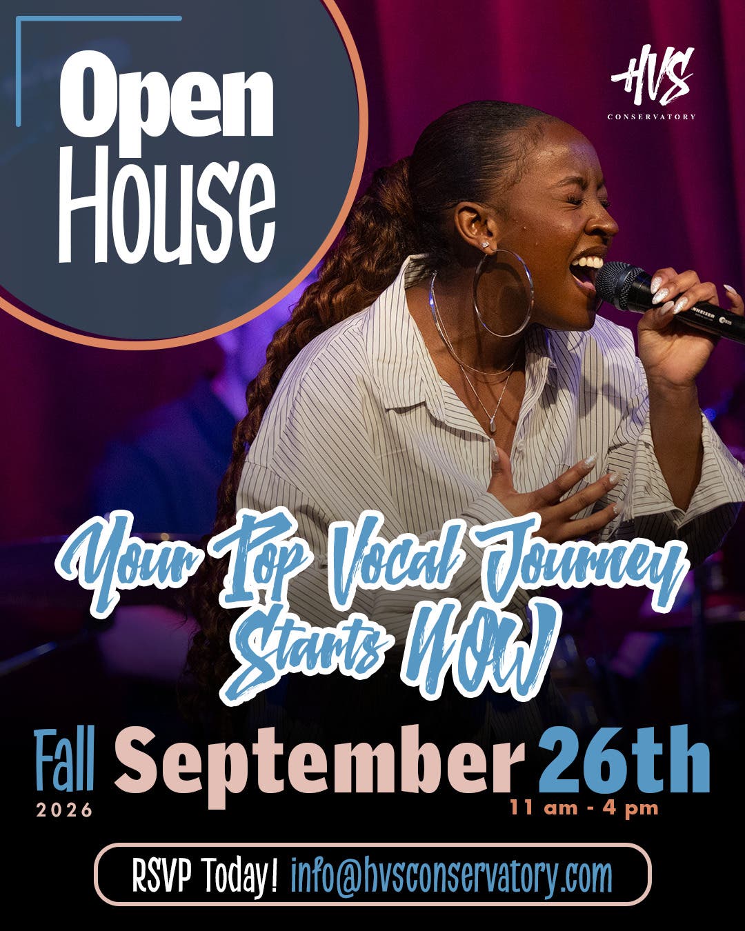 HVS Conservatory Open House – FALL 2026
