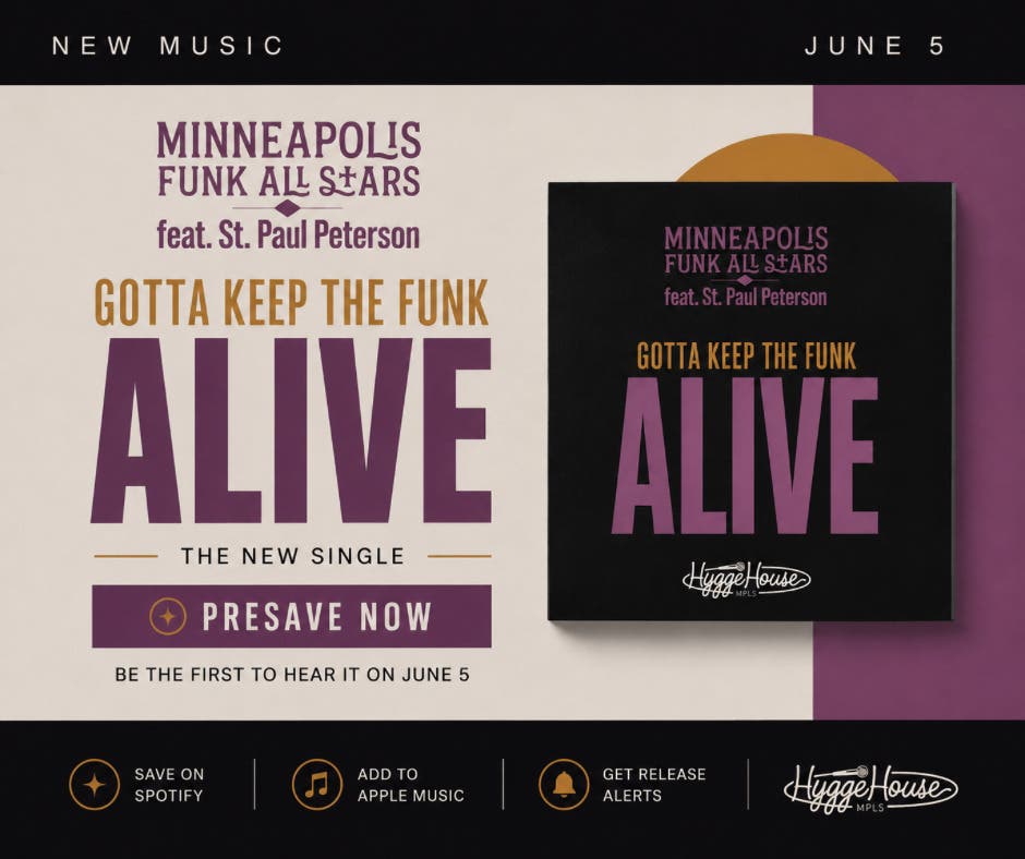 Minneapolis Funk All Stars Release Debut Original Single @ Vibrato