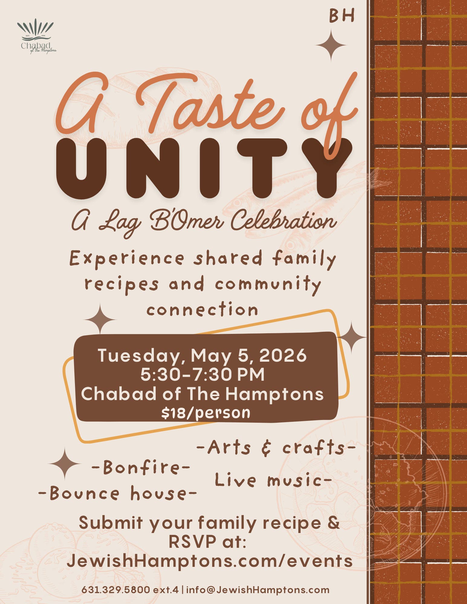 A Taste Of Unity - Lag B'Omer Celebration