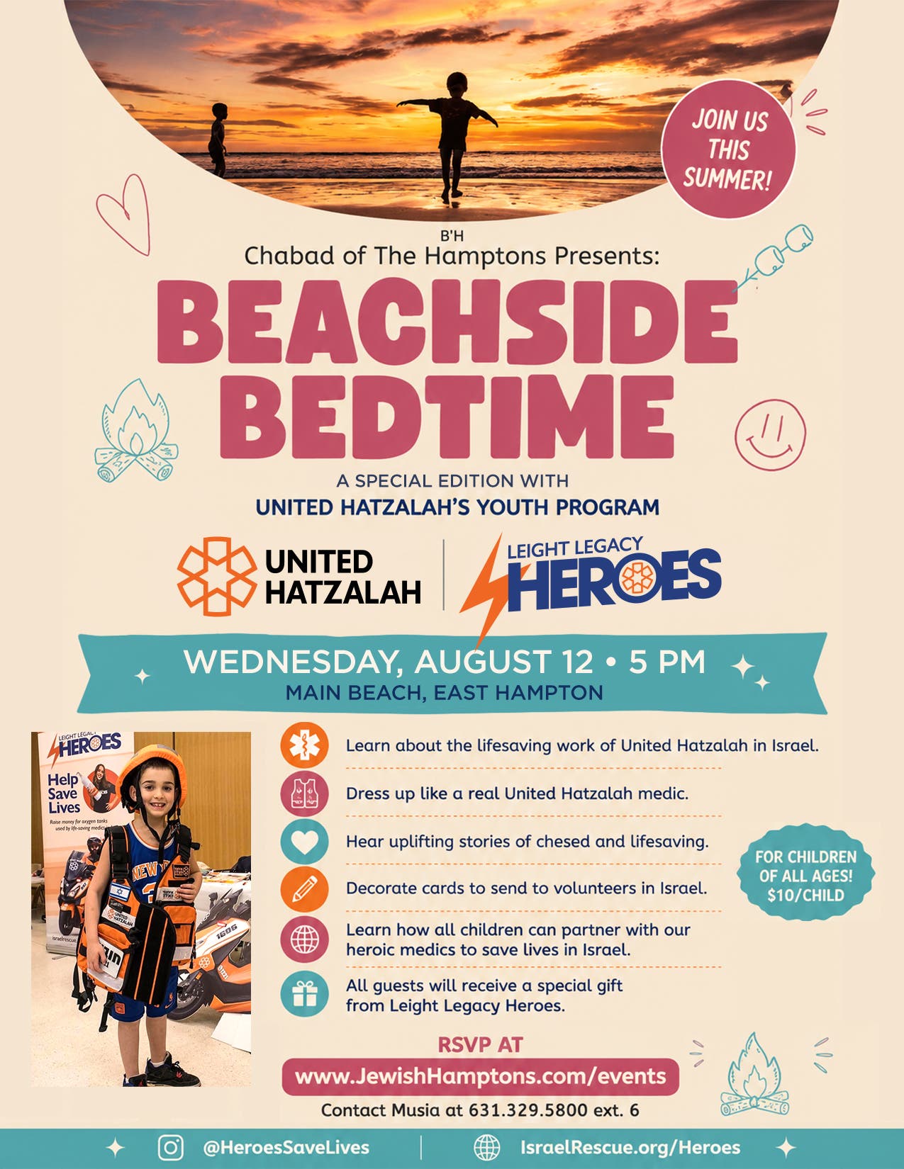 Beachside Bedtime Special Edition with United Hatzalah's Youth Program