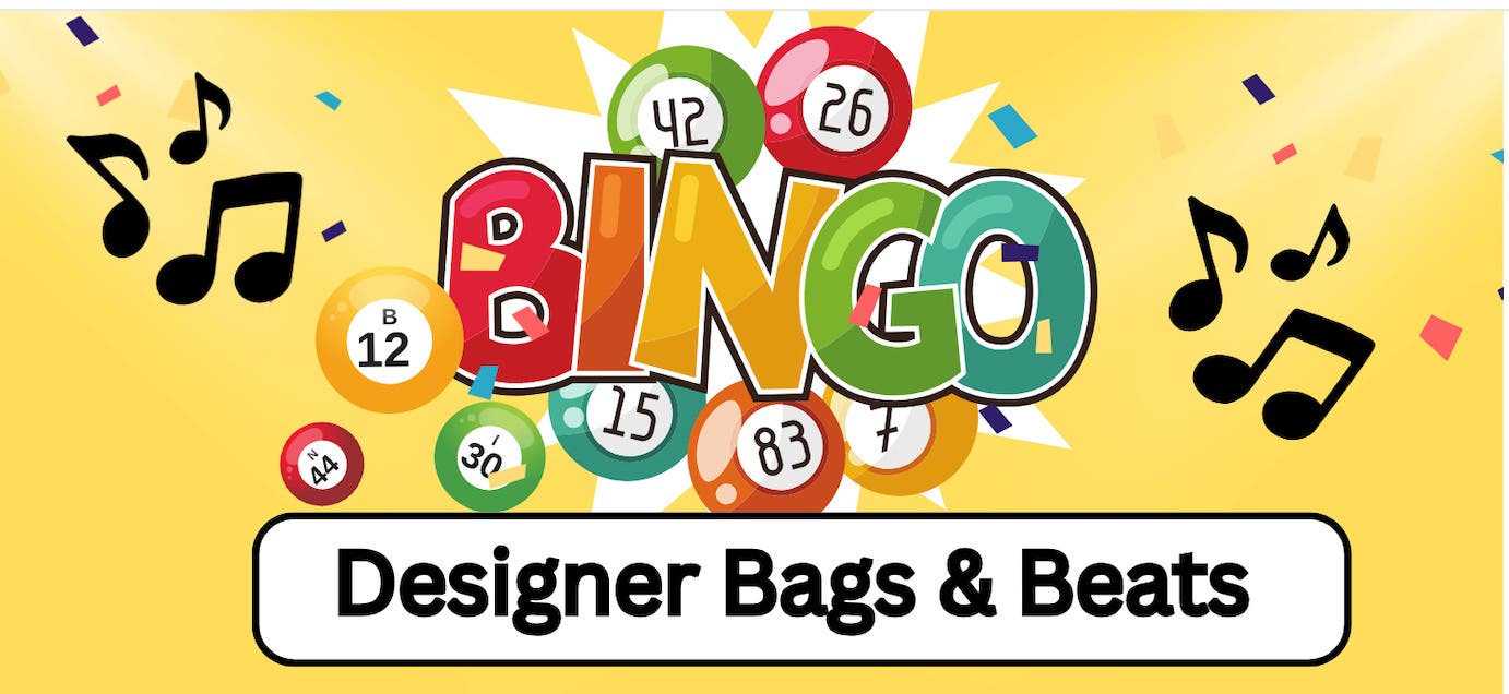 Designer Bags & Beats Bingo Benefiting Cheerleading Boosters