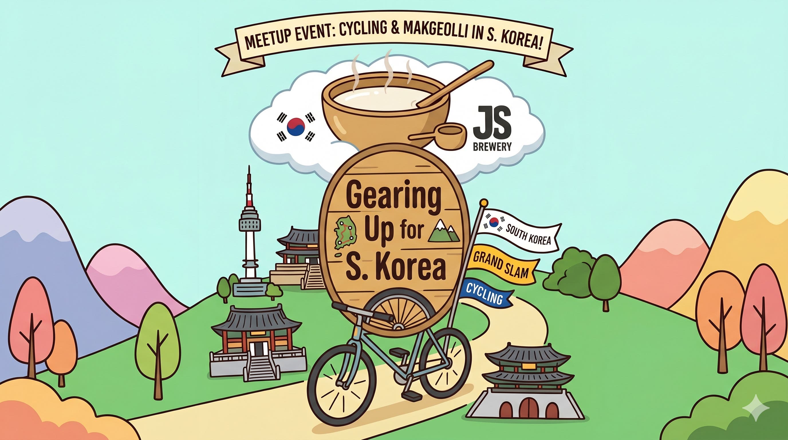 Cycling in South Korea & Makgeolli Social