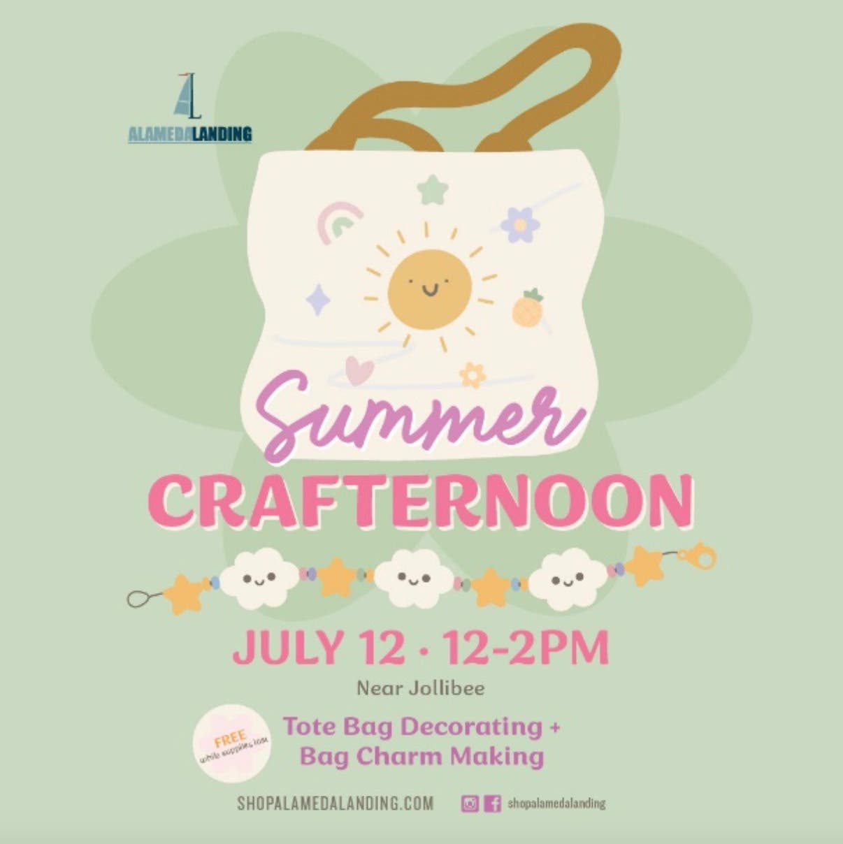 Alameda Landing Announces Summer Crafternoon 