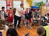 Students participate in an interactive Safe Schools Ambassador Program activity that encourages teamwork, self-awareness, and respectful communication.