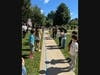 Washington Irving students participate in the "Crossing the Line" activity, an exercise designed to foster empathy, understanding, and connection by helping participants recognize shared experiences and challenges.