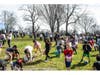 Children raced to collect the eggs.