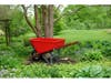 Wheelbarrow sculpture.