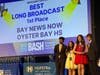 The BNN team earns first place in Best Overall Long Broadcast for their second quarterly newscast.