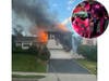 NCFM's office said the dog was rescued from the house fire.