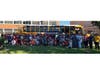 On June 4, Woodland Middle School's Jets Connect program in East Meadow proudly hosted its annual Stuff A Bus event.