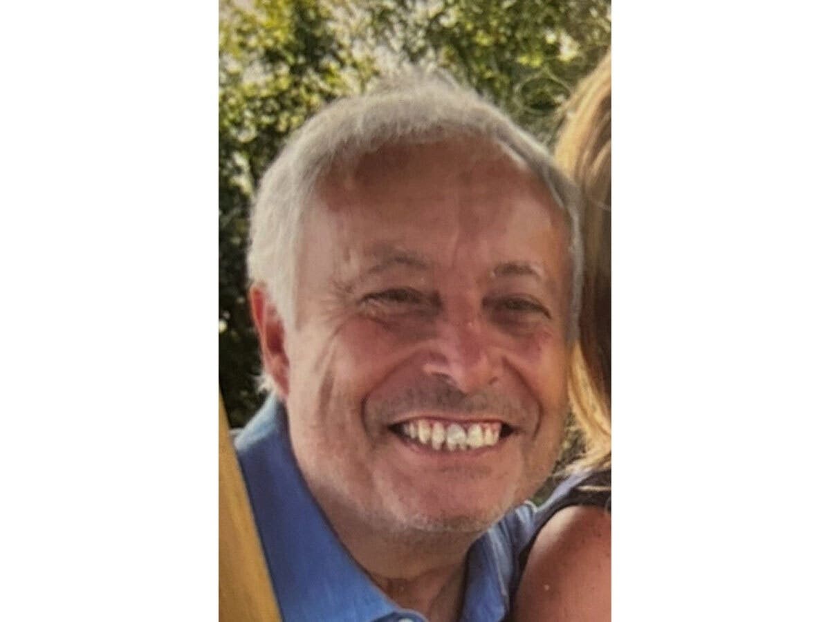 He is described as a white man, 5-feet 8-inches tall, 170 lbs., with white hair and hazel eyes, police said.