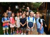 Superintendent of Schools Dr. Kusum Sinha and Principal Mr. Chris Hartigan welcomed students at Stratford School.