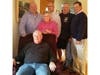 Father Ed and Mother Peg, with children, left-to-right in the back: John, Brian, Eddie, and Kenny.