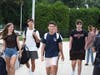 Students returned to Plainview-Old Bethpage John F. Kennedy High School.