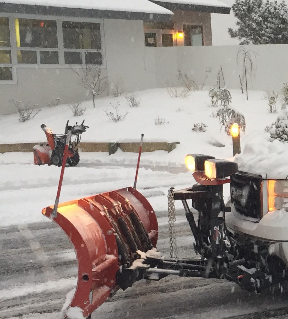 Commercial Snow Removal by Letsons Landscaping