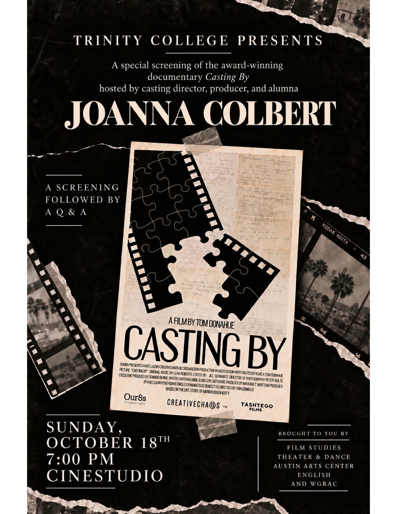 CASTING BY — Special Screening, Reception & Live Q&A