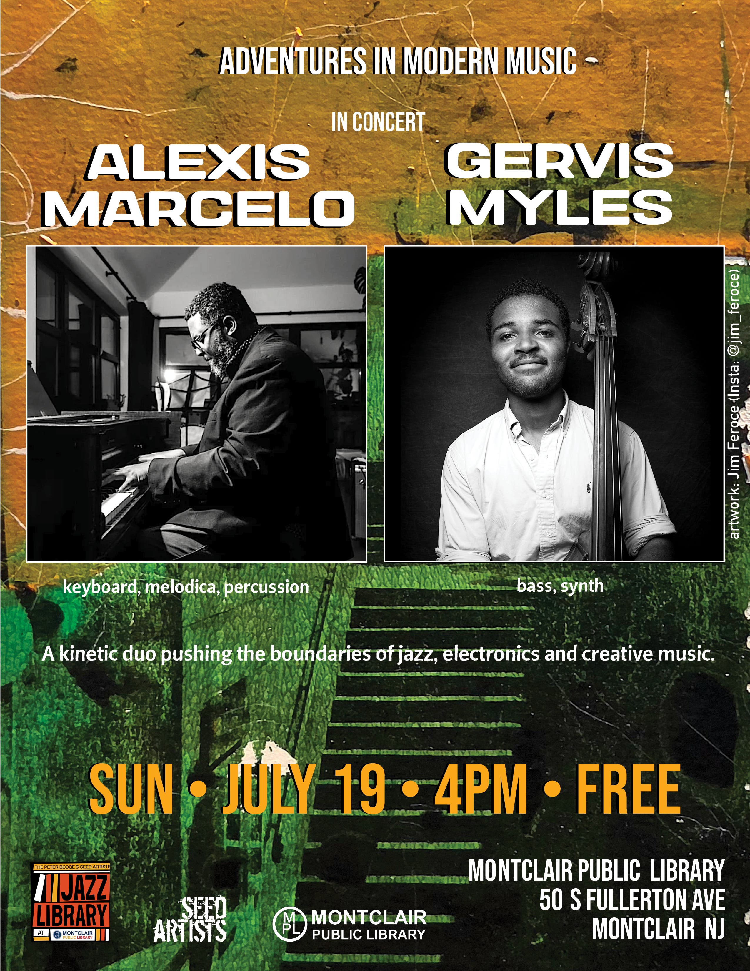 In Concert: ALEXIS MARCELO & GERVIS MYLES