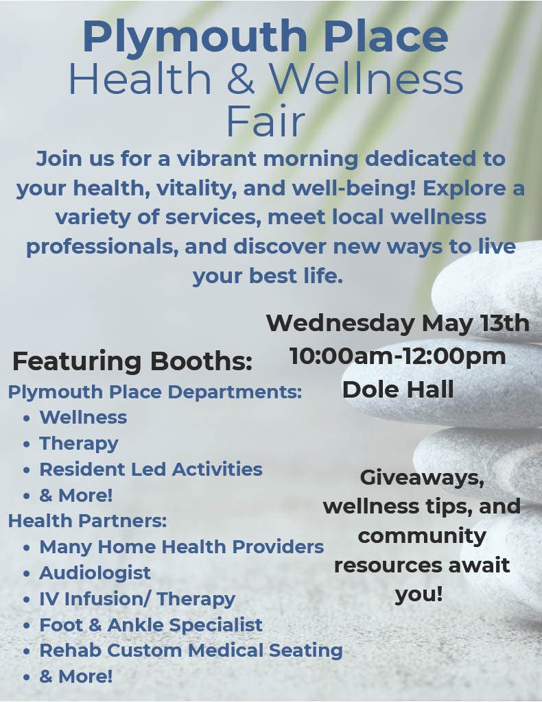 Plymouth Place Health and Wellness Fair