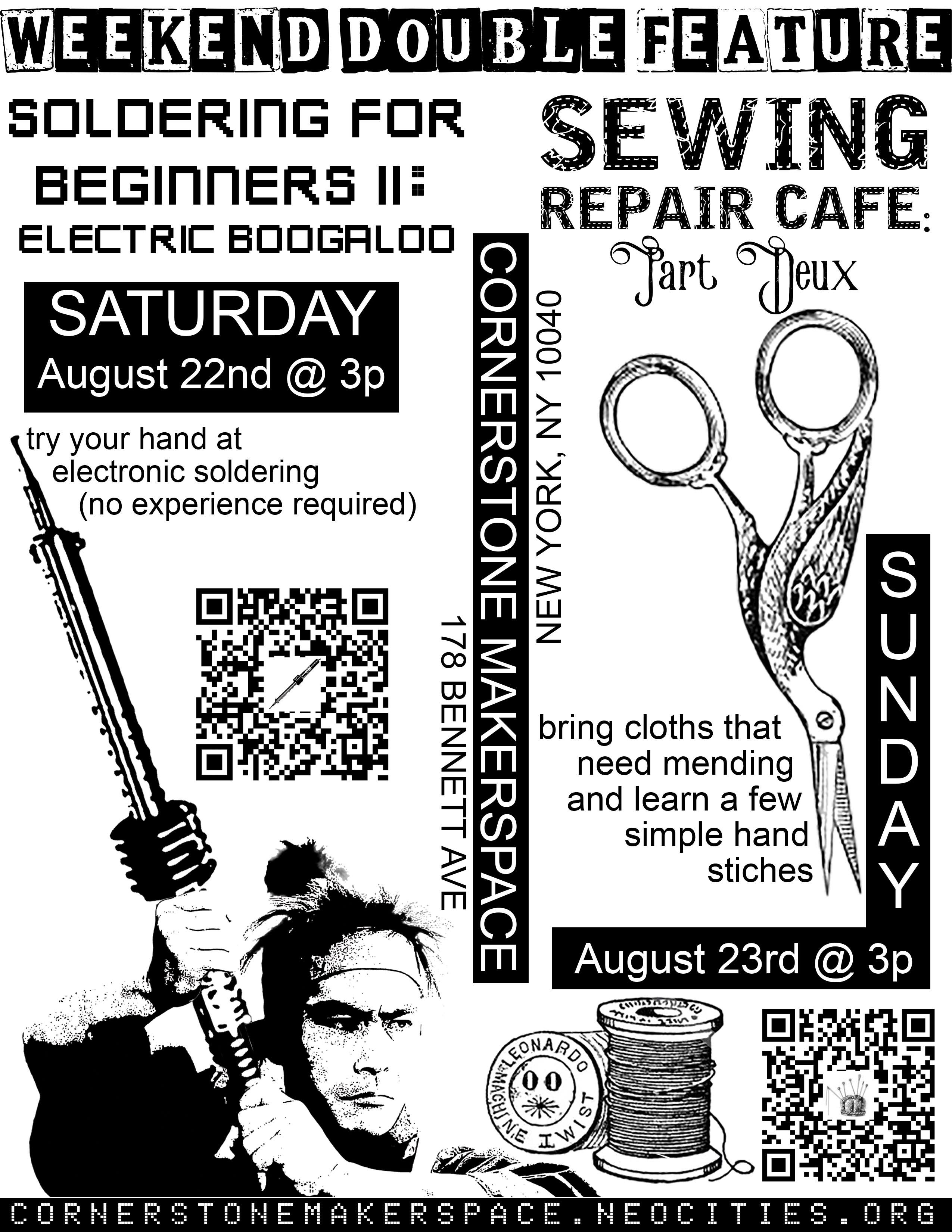 Sewing Repair Cafe: Part Deux