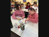 Cupcakes and cookies capped off a day of creativity, language practice and teamwork at Robert Frost Middle School.