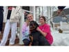 Smithtown High School East students got to meet Shiloh, a 2-year-old Rottweiler available for adoption at the Smithtown Animal Shelter, during the Town of Smithtown’s “A Scoop for Love” Valentine’s Day campaign.