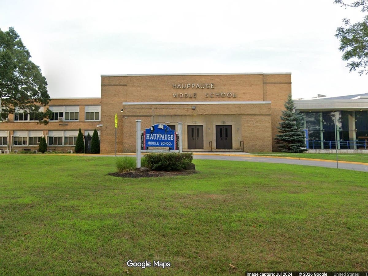 Hauppauge Middle School was searched Thursday morning after a report of a person with a gun, but no weapons were found, Suffolk County police said.
 