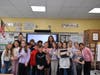 Students and staff got together during Career Week at Paul J. Bellew Elementary School, where professionals visited classrooms to discuss their careers.