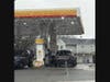 ICE agents were seen fueling vehicles at a gas station near the Central Islip federal courthouse.