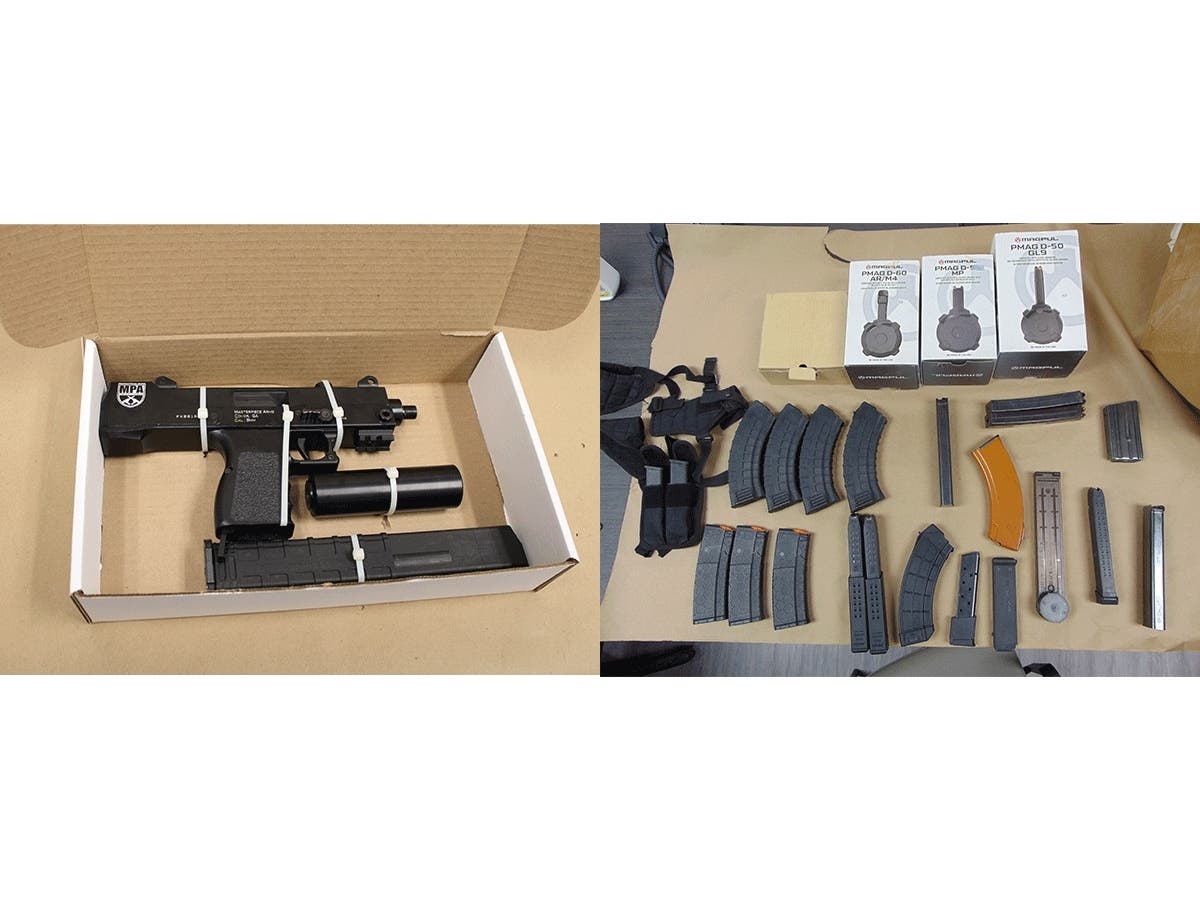 Authorities say Bryan Bennett, 36, of Saint James, sold more than a dozen illegal firearms to an undercover officer and possessed additional weapons, including assault-style rifles and 3D-printed components.