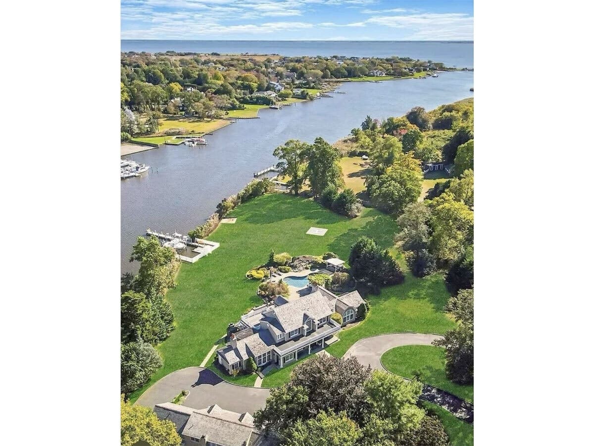 This $3.85M Islip Sale Made History: Helipad, Boat Ramp, 7-Car Garage