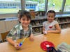 Kindergarten students created mini “lightsabers” and participated in a Jedi-themed workout during Star Wars Day activities at Mills Pond Elementary School.