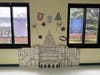 A patriotic display featuring the U.S. Capitol, the Preamble and the Star-Spangled Banner highlighted the educational themes incorporated into Bayview Elementary’s PARP program.