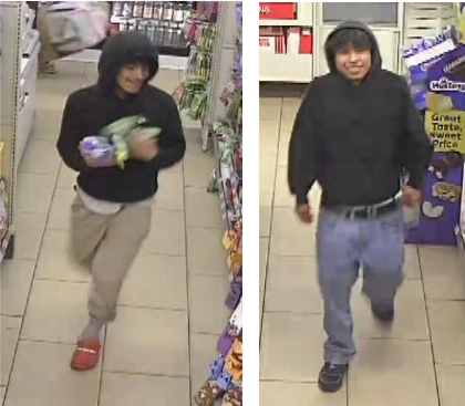 Suffolk County Crime Stoppers and Sixth Squad detectives are seeking the public’s help identifying 2 men wanted in connection with a robbery and assault at a Holtsville 7-Eleven, police said.